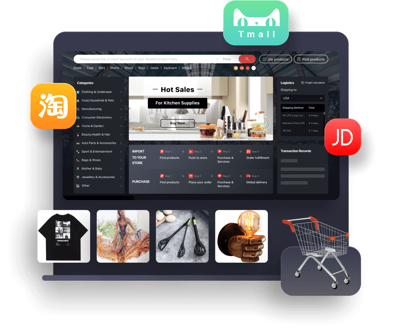 Endless Products from All Major Chinese Platforms