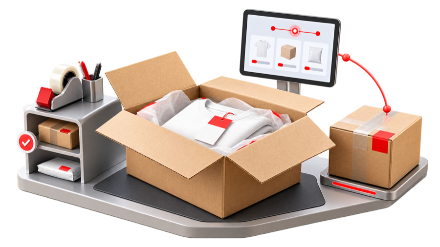 BuckyDrop post-production services: warehousing, packaging, and shipping