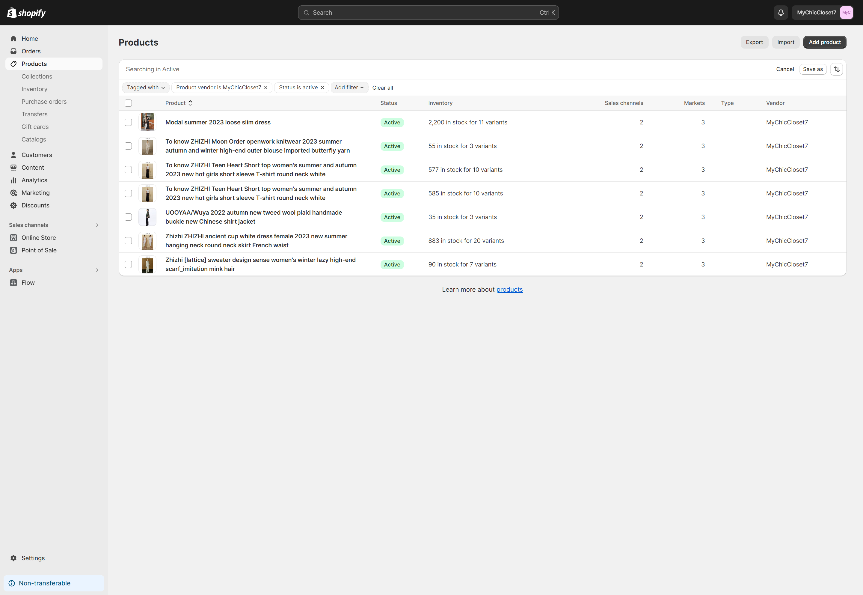 After completing the product pushing, you can view the pushed products in the "My Store Products". You can also find the pushed product in your Shopify or WooCommerce store and admin. Additionally, you can enable the automatic updating feature for store products in this section. However, please note that you also need to navigate to the "Settings" page to enable the product update functionality. This ensures that the product information in your store remains accurate and up to date at all times. 1